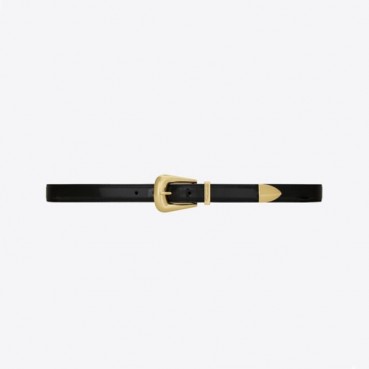 입생로랑 여성 블랙 벨트 - Saint Laurent Womens Black Belts 