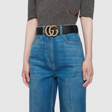구찌 여성 GG 블랙 벨트 - Gucci Womens Black Belts 