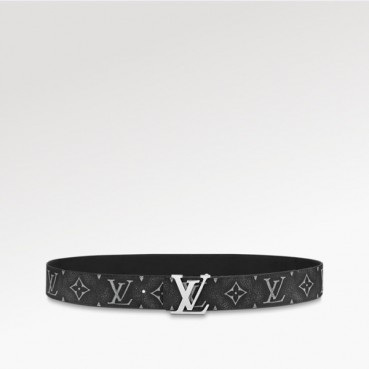 루이비통 남성 시그니처 양면 블랙 벨트 - Louis vuitton Mens Black Belts 