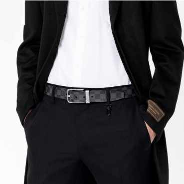루이비통 남성 그레이 벨트 - Louis vuitton Mens Gray Belts 
