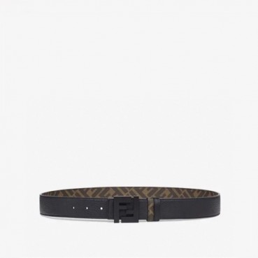 펜디 남성 시그니처 양면  브라운 벨트 - Fendi Mens Brown Belts 