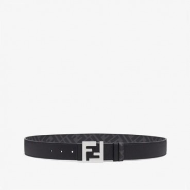 펜디 남성 시그니처 양면 그레이 벨트 - Fendi Mens Gray Belts 