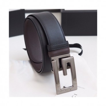Gucci 2021 Men's Leather Belt,3.5cm,GUBT0226 - 구찌 2021 남성용 레더 벨트,3.5cm,블랙