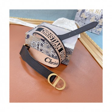 Dior 2021 Women's Leather Belt,3.5cm,DIOBT0063 - 디올 2021 여성용 레더 벨트,3.5cm,핑크