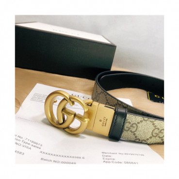 Gucci 2021 Women's Leather Belt,3.0cm,GUBT0216 - 구찌 2021 여성용 레더 벨트,3.0cm,베이지