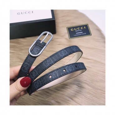 Gucci 2021 Women's Leather Belt,1.5cm,GUBT0210 - 구찌 2021 여성용 레더 벨트,1.5cm,닥크그레이