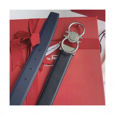Salvatore Ferragamo 2021 Men's Leather Belt,3.5cm,FERBT0090 - 페라가모 2021 남성용 레더 벨트,3.5cm,블랙