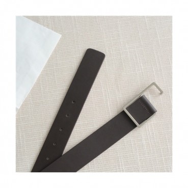 Bottega Veneta 2021 Men's Leather Belt,3.5cm,BOTBT0051 - 보테가베네타 2021 남성용 레더 벨트,3.5cm,브라운