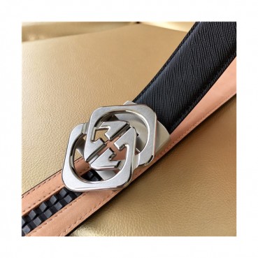Gucci 2021 Men's Leather Belt,3.5cm,GUBT0183 - 구찌 2021 남성용 레더 벨트,3.5cm,블랙