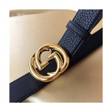 Gucci 2021 Women's Leather Belt,3.0cm,GUBT0174 - 구찌 2021 여성용 레더 벨트,3.0cm,블랙