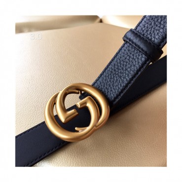 Gucci 2021 Women's Leather Belt,3.0cm,GUBT0170 - 구찌 2021 여성용 레더 벨트,3.0cm,블랙