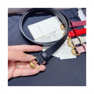 Gucci  2021 Women's Leather Belt,2.0cm,GUBT0151 - 구찌 2021 여성용 레더 벨트,2.0cm,블랙