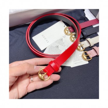 Gucci  2021 Women's Leather Belt,2.0cm,GUBT0149 - 구찌 2021 여성용 레더 벨트,2.0cm,레드