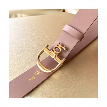 Dior 2021 Women's Leather Belt,3.5cm - 디올 2021 여성용 레더 벨트,3.5cm,DIOBT0052,핑크