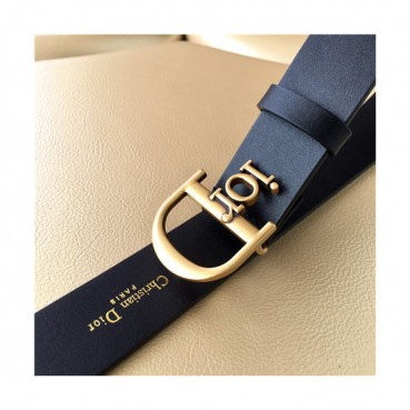 Dior 2021 Women's Leather Belt,3.5cm - 디올 2021 여성용 레더 벨트,3.5cm,DIOBT0051,블랙