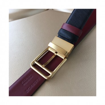 [매장판]Prada 2021 Mens Leather Belt,3.5cm - 프라다 2021 남성용 레더 벨트,3.5cm,PRABT0050,블랙