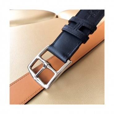 [매장판]Hermes 2021 Men's Leather Belt,3.8cm - 에르메스 2021 남성용 레더 벨트,3.8cm,HERBT0136,블랙
