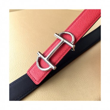[매장판]Hermes 2021 Women's Leather Belt,2.5cm - 에르메스 2021 여성용 레더 벨트 2.5cm,HERBT0135,레드