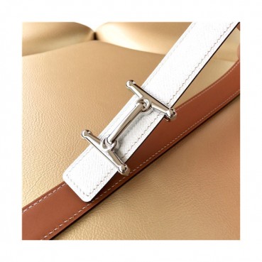 [매장판]Hermes 2021 Women's Leather Belt,2.5cm - 에르메스 2021 여성용 레더 벨트 2.5cm,HERBT0131,화이트