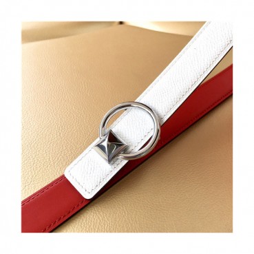 [매장판]Hermes 2021 Women's Leather Belt,2.5cm - 에르메스 2021 여성용 레더 벨트 2.5cm,HERBT0129,화이트