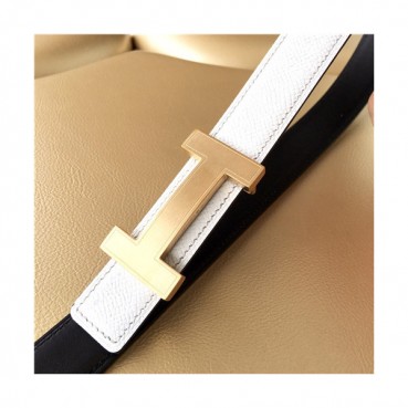[매장판]Hermes 2021 Women's Leather Belt,2.5cm - 에르메스 2021 여성용 레더 벨트 2.5cm,HERBT0126,화이트