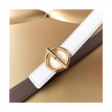 [매장판]Hermes 2021 Women's Leather Belt,2.5cm - 에르메스 2021 여성용 레더 벨트 2.5cm,HERBT0124,화이트
