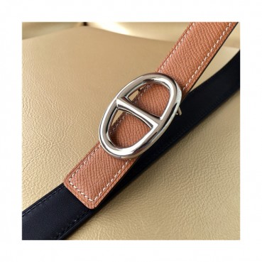 [매장판]Hermes 2021 Women's Leather Belt,2.5cm - 에르메스 2021 여성용 레더 벨트 2.5cm,HERBT0117,카멜
