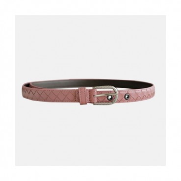 Bottega Veneta 2021 Women's Leather Belt - 보테가 베네타 2021 여성용 레더 벨트,BOTBT0038,핑크