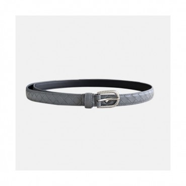 Bottega Veneta 2021 Women's Leather Belt - 보테가 베네타 2021 여성용 레더 벨트,BOTBT0036,그레이