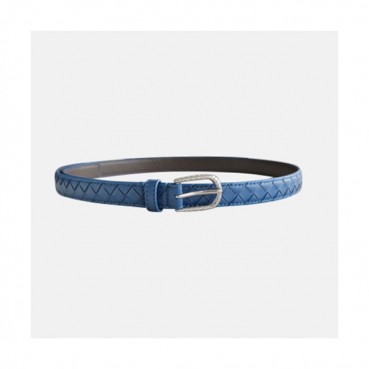 Bottega Veneta 2021 Women's Leather Belt - 보테가 베네타 2021 여성용 레더 벨트,BOTBT0032,블루