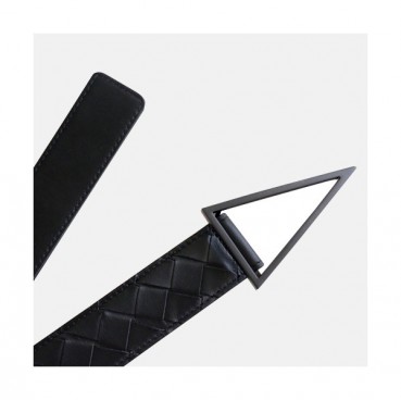 Bottega Veneta 2021 Men's Leather Belt - 보테가베네타 2021 남성용 레더 벨트,BOTBT0019,블랙