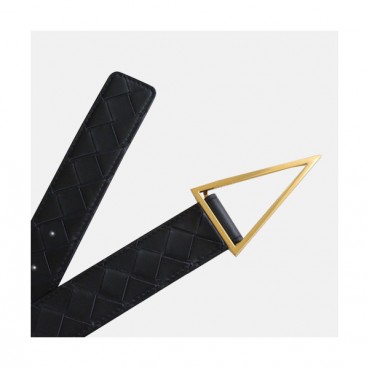 Bottega Veneta 2021 Men's Leather Belt - 보테가베네타 2021 남성용 레더 벨트,BOTBT0018,블랙
