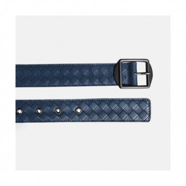 Bottega Veneta 2021 Men's Leather Belt - 보테가베네타 2021 남성용 레더 벨트,BOTBT0016,네이비