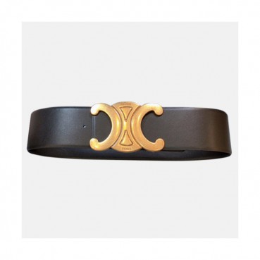 Celine 2021 Women's Leather Belt - 셀린느 2021 여성용 레더 벨트,CELBT0004, 블랙