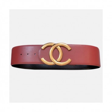 Chanel 2021 Women's Leather Belt - 샤넬 2021 여성용 레더 벨트,CHABT0145,브라운