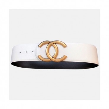 Chanel 2021 Women's Leather Belt - 샤넬 2021 여성용 레더 벨트,CHABT0143,화이트
