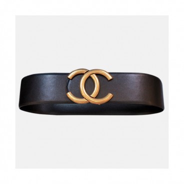 Chanel 2021 Women's Leather Belt - 샤넬 2021 여성용 레더 벨트,CHABT0141,블랙