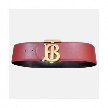 Burberry 2021 Women's Leather Belt - 버버리 2021 여성용 레더 벨트,BURBT0027,와인
