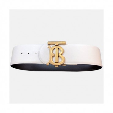 Burberry 2021 Women's Leather Belt - 버버리 2021 여성용 레더 벨트,BURBT0025,화이트