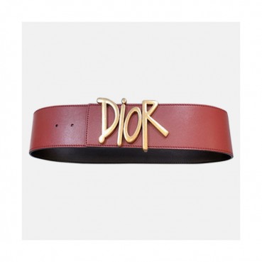 Dior 2021 Women's Leather Belt - 디올 2021 여성용 레더 벨트,DIOBT0043,와인