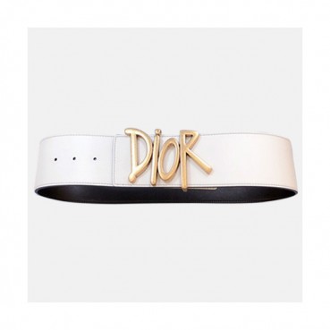 Dior 2021 Women's Leather Belt - 디올 2021 여성용 레더 벨트,DIOBT0040,화이트