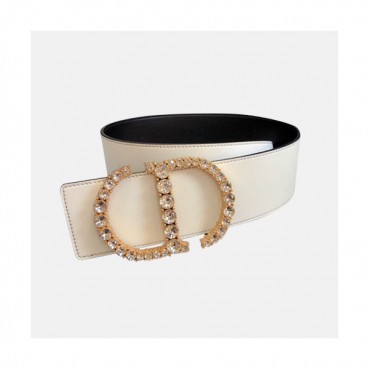 Dior 2021 Women's Leather Belt - 디올 2021 여성용 레더 벨트,DIOBT0037,화이트