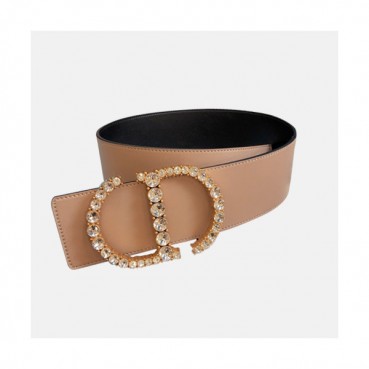 Dior 2021 Women's Leather Belt - 디올 2021 여성용 레더 벨트,DIOBT0034,베이지