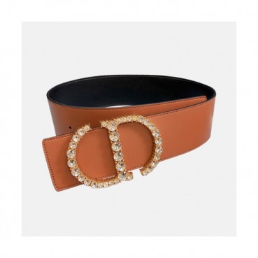 Dior 2021 Women's Leather Belt - 디올 2021 여성용 레더 벨트,DIOBT0033,카멜
