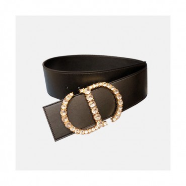 Dior 2021 Women's Leather Belt - 디올 2021 여성용 레더 벨트,DIOBT0032,블랙