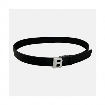 Bally 2021 Men's Leather Belt - 발리 2021 남성용 레더 벨트, BLYBT0049,블랙