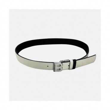 Bally 2021 Men's Leather Belt - 발리 2021 남성용 레더 벨트, BLYBT0046.화이트