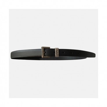 Saint Laurent 2021 Women's Leather Belt - 입생로랑 2021 여성용 레더 벨드,YSLBT0014.블랙
