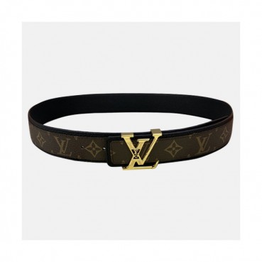 Louis Vuitton 2021 Men's Leather Belt - 루이비통 2021 남성용 레더 벨트,LOUBT0156,브라운