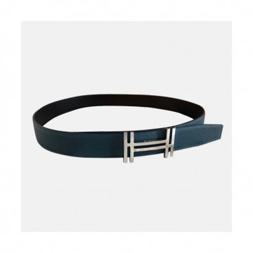 Hermes 2021 Mens Leather Belt - 에르메스 2021 남성용 레더 벨트，HERBT0113,블루